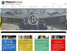 Tablet Screenshot of pitsfordschool.com